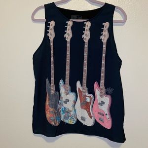 Redbubble Four Guitar Top Women’s Don’t Slap Pandas XL